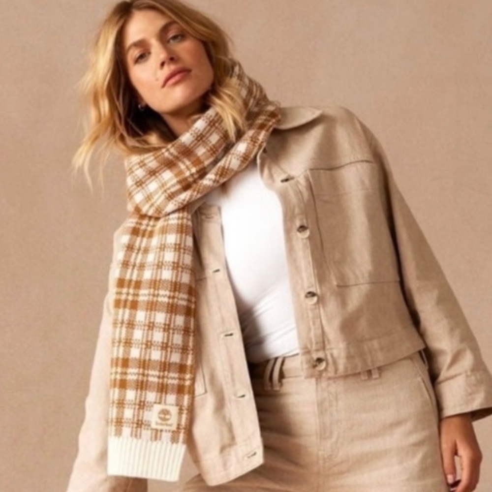 Timberland Checkered pattern Scarf